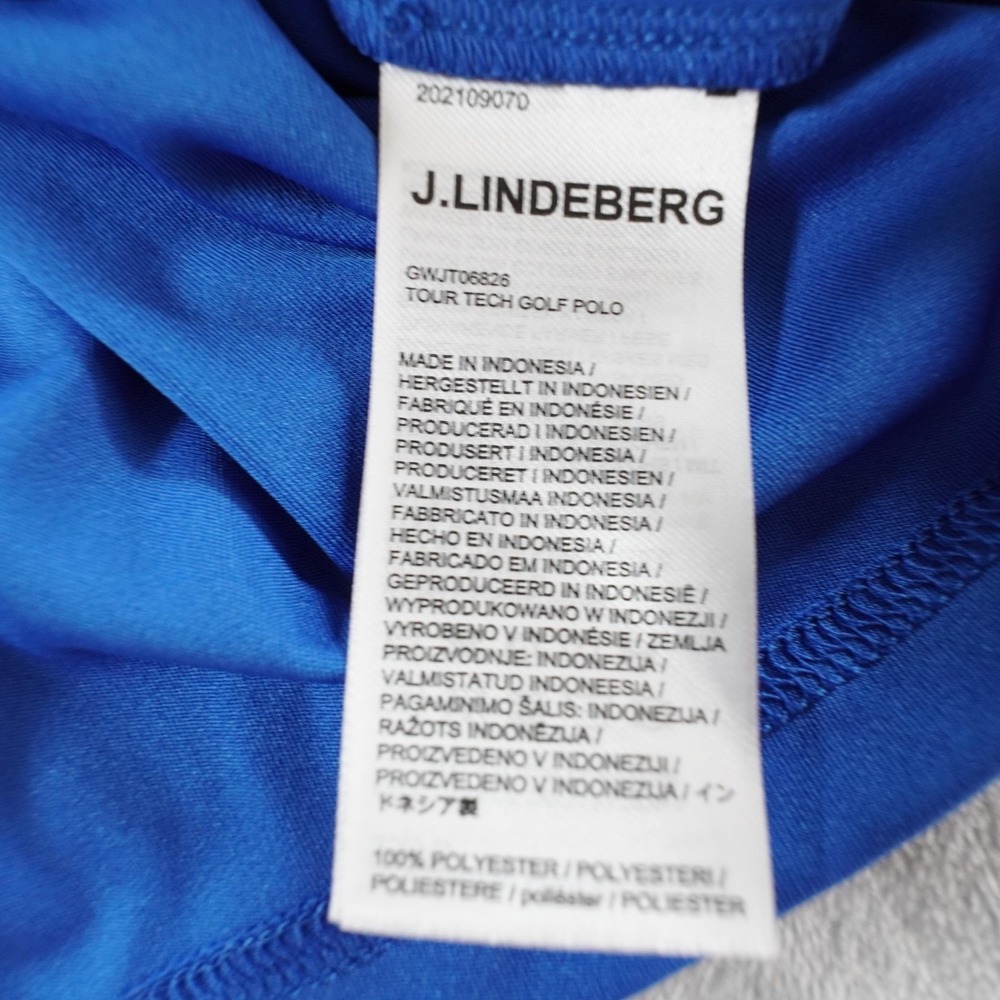 J.Lindeberg Tour Tech Golf Polo Womens XL Blue Short Sleeve Athletic Shirt - Picture 8 of 11